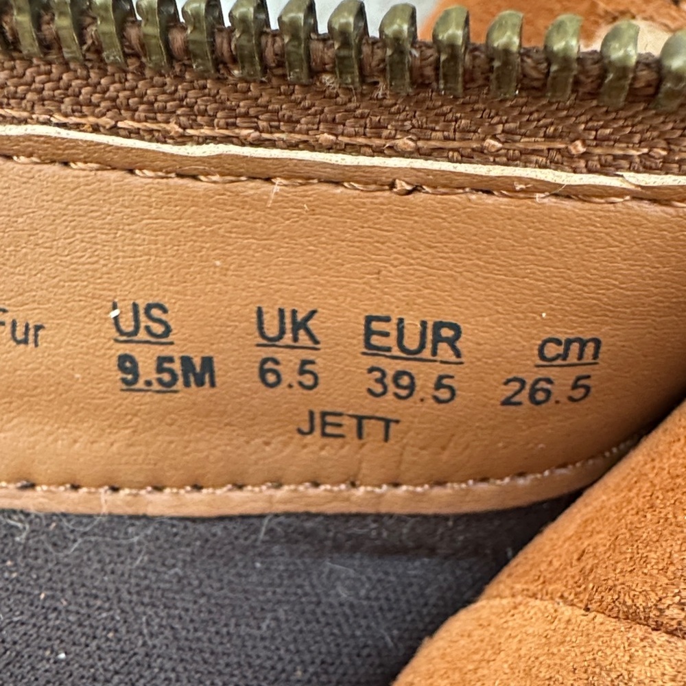 Naturalizer “Jett” Tan Shearling Ankle Boots size 9 1/2 NWOT - Picture 6 of 8